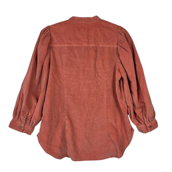 Anthropologie Pilcro corduroy butyon down top - Picture 3 of 11